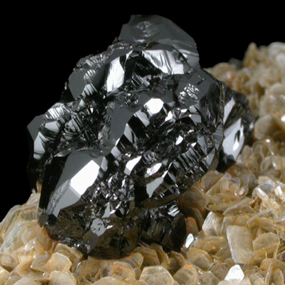 Cassiterite on Muscovite from Xuebaoding Mountain near Pingwu, Sichuan Province, China