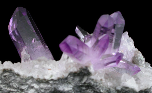 Quartz var. Amethyst from Piedra Parada, near Las Vigas, Tatatila, Veracruz, Mexico