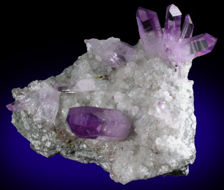 Quartz var. Amethyst from Piedra Parada, near Las Vigas, Tatatila, Veracruz, Mexico