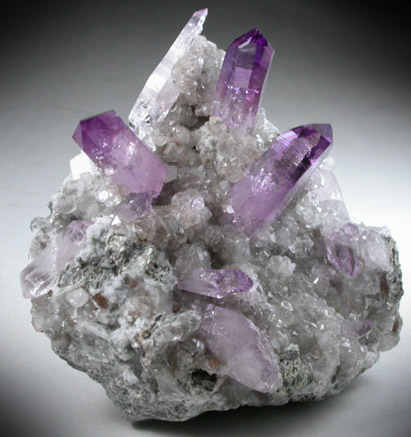 Quartz var. Amethyst from Piedra Parada, near Las Vigas, Tatatila, Veracruz, Mexico