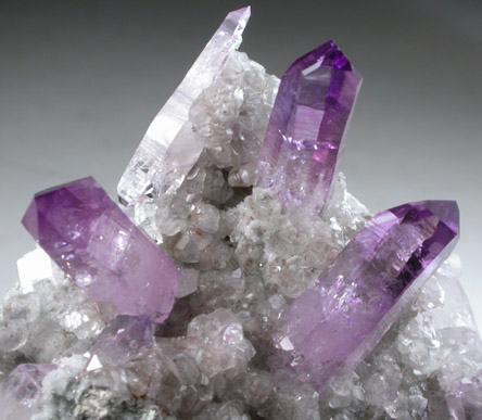 Quartz var. Amethyst from Piedra Parada, near Las Vigas, Tatatila, Veracruz, Mexico