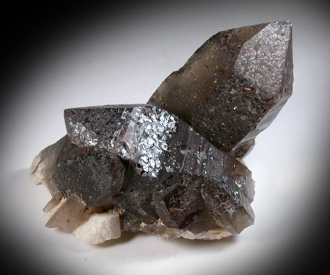 Quartz with Hematite inclusions from Crystal Park, El Paso County, Colorado