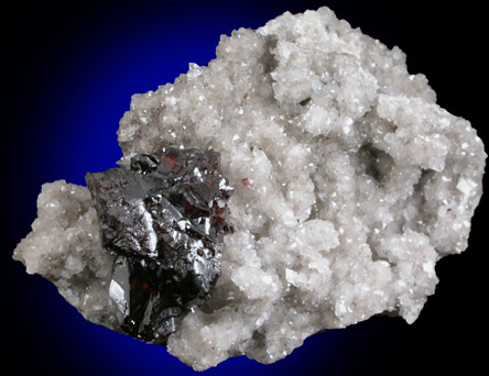 Sphalerite on Quartz from Elmwood Mine, Carthage, Smith County, Tennessee