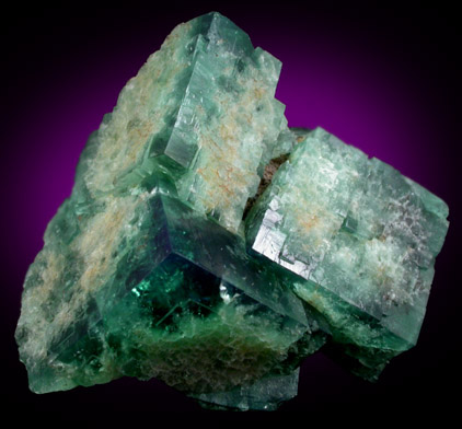 Fluorite from Eastgate Quarry, Weardale, County Durham, England