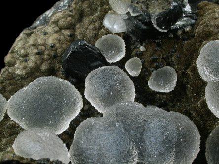 Quartz var. Chalcedony with Hematite-coated Stilbite from Pathardy Quarry, Nashik District, Maharashtra, India