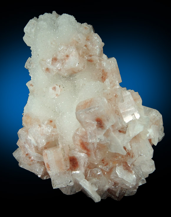 Fluorapophyllite-(K) and Stilbite on Quartz from Nashik District, Maharashtra, India