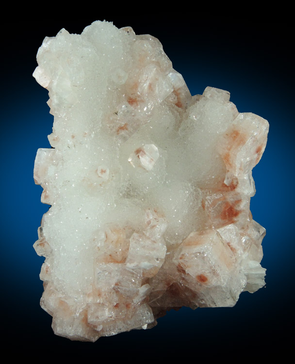 Fluorapophyllite-(K) and Stilbite on Quartz from Nashik District, Maharashtra, India