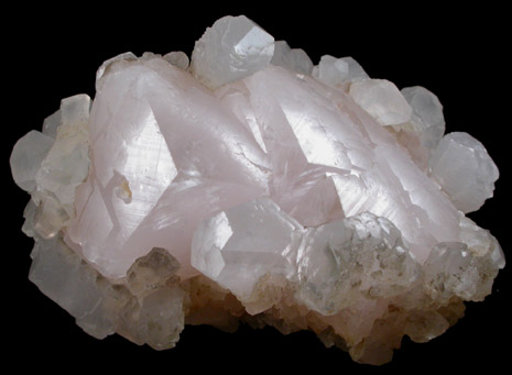 Calcite var. Manganocalcite from Second Sovietskiy Mine, Dalnegorsk, Primorskiy Kray, Russia