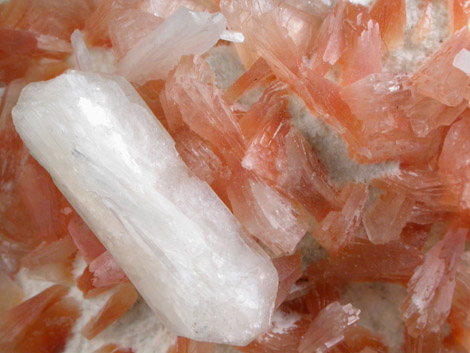 Heulandite and Stilbite on Mordenite from Yeola, Maharashtra, India