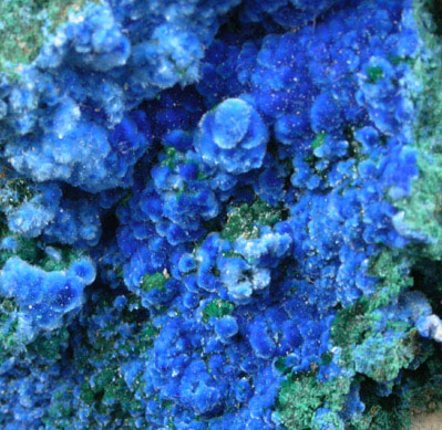 Cyanotrichite and Brochantite from Grandview Mine, Coconino County, Arizona