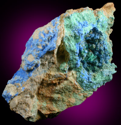 Cyanotrichite and Brochantite from Grandview Mine, Coconino County, Arizona