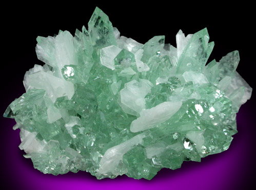 Apophyllite with Stilbite from Pashan Hill Quarry, Maharashtra, India