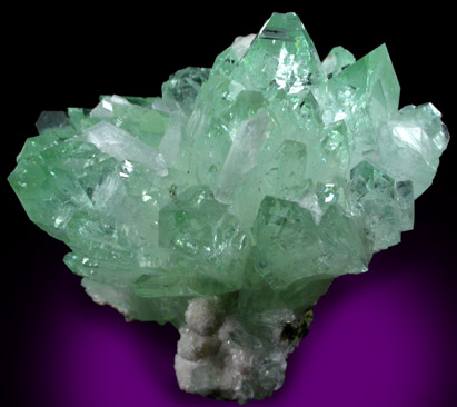 Apophyllite with Stilbite from Pashan Hill Quarry, Maharashtra, India