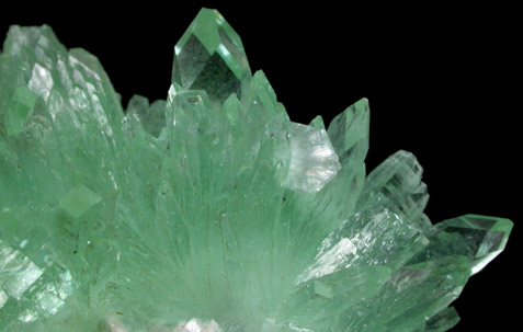 Apophyllite with Stilbite-Ca on Quartz from Pashan Hill Quarry, Maharashtra, India