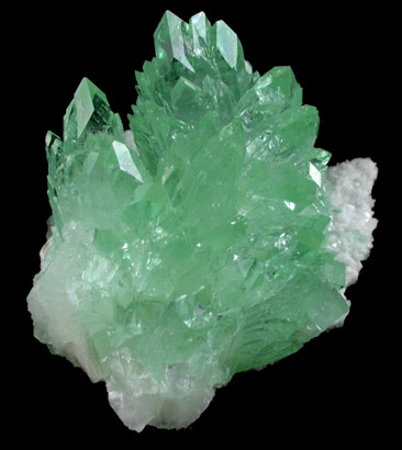 Apophyllite on Quartz from Pashan Hill Quarry, Maharashtra, India