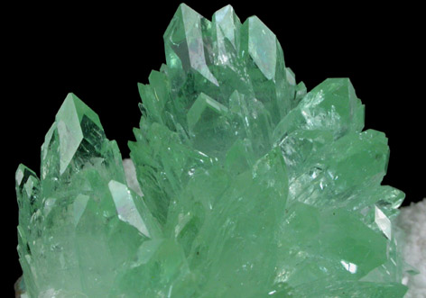 Apophyllite on Quartz from Pashan Hill Quarry, Maharashtra, India