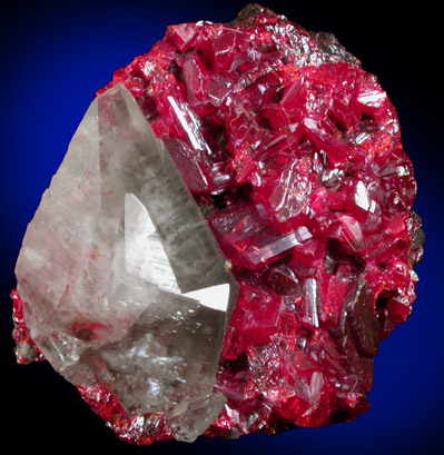 Realgar and Calcite from Shimen, Hunan, China