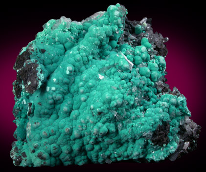 Rosasite with Hemimorphite from 79 Mine, Banner District, near Hayden, Gila County, Arizona