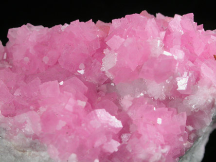 Rhodochrosite with Quartz from Sunnyside Mine, Eureka District, San Juan County, Colorado