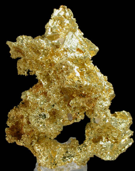 Gold (octahedral crystals) from Mockingbird Mine, Mariposa County, California