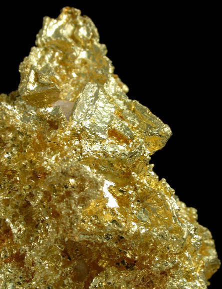 Gold (octahedral crystals) from Mockingbird Mine, Mariposa County, California