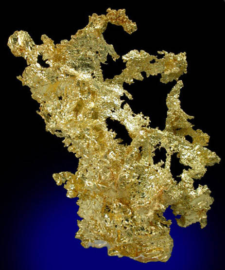 Gold from Mockingbird Mine, Mariposa County, California