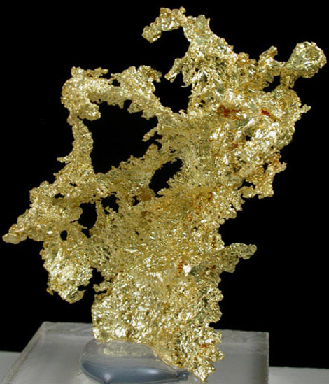 Gold from Mockingbird Mine, Mariposa County, California