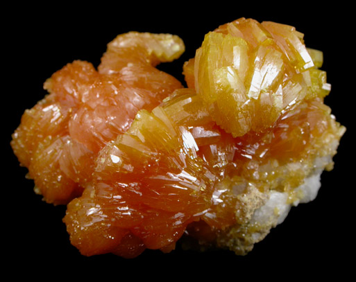 Pyromorphite from Bunker Hill Mine, 17-23 Floors, 9th Level, Jersey Vein, Coeur d'Alene District, Shoshone County, Idaho