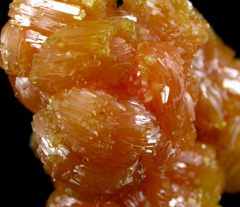 Pyromorphite from Bunker Hill Mine, 17-23 Floors, 9th Level, Jersey Vein, Coeur d'Alene District, Shoshone County, Idaho