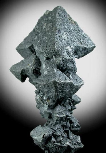 Acanthite from Mine d'Imider, 6.2 km ESE of Imiter, Tinghir Province, Dra-Tafilalet, Morocco