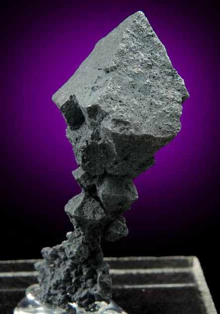 Acanthite from Mine d'Imider, 6.2 km ESE of Imiter, Tinghir Province, Dra-Tafilalet, Morocco