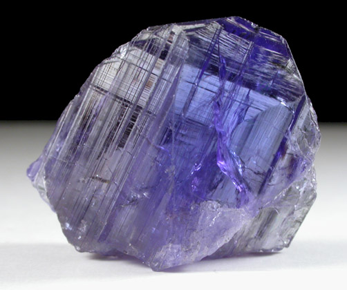 Zoisite var. Tanzanite from Merelani Hills, western slope of Lelatama Mountains, Arusha Region, Tanzania (Type Locality for Tanzanite)