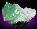 Apophyllite with Stilbite on Quartz from Pashan Hill Quarry, Pune District, Maharashtra, India