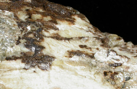 Cymatolite (Albite+Muscovite pseudomorph after Spodumene) from Chesterfield, Hampshire County, Massachusetts (Type Locality for Cymatolite)
