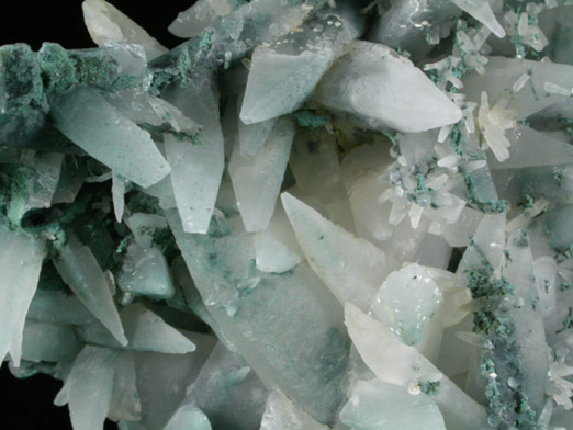 Calcite with Celadonite from Irai, Rio Grande do Sul, Brazil