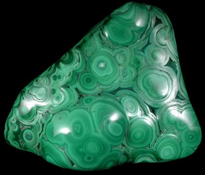 Malachite from Mashamba Mines, 10 km west of Kolwezi, Katanga Copperbelt, Lualaba Province, Democratic Republic of the Congo