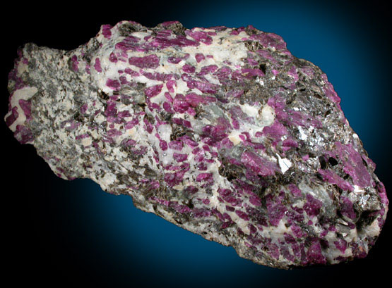 Corundum var. Ruby from Froland, Arendal, Norway