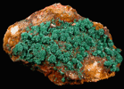 Malachite from Ahouli Mines, Aouli, 7 km northeast of Mibladen, Zeida-Aouli-Mibladen belt, Midelt Province, Morocco