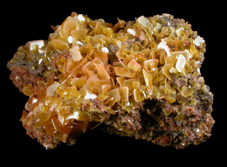 Wulfenite from Defiance Mine, Courtland-Gleeson District, Cochise County, Arizona