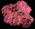 Cuprite var. Chalcotrichite on Copper from Globe-Miami District, Gila County, Arizona