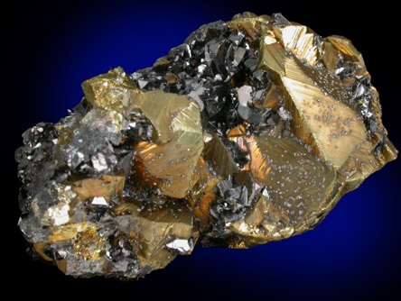Chalcopyrite and Sphalerite from Mina La Bufa, Chihuahua, Mexico