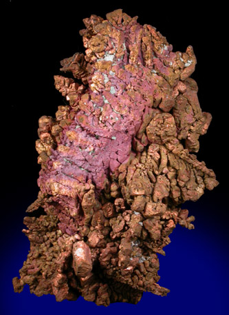 Copper (crystallized) from Ray Mine, Mineral Creek District, Pinal County, Arizona