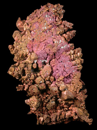 Copper (crystallized) from Ray Mine, Mineral Creek District, Pinal County, Arizona