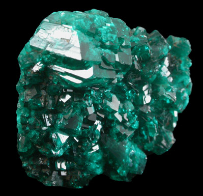 Dioptase from Omaue, Kaokoveld, Namibia