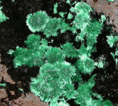 Malachite from Lavender Pit, Bisbee, Cochise County, Arizona