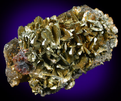 Marcasite and Sphalerite on Galena from Mid-Continent Mine, Picher, Ottawa County, Oklahoma