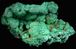 Malachite from Mashamba West Mine, 13 km west of Kolwezi, Katanga Copperbelt, Lualaba Province, Democratic Republic of the Congo