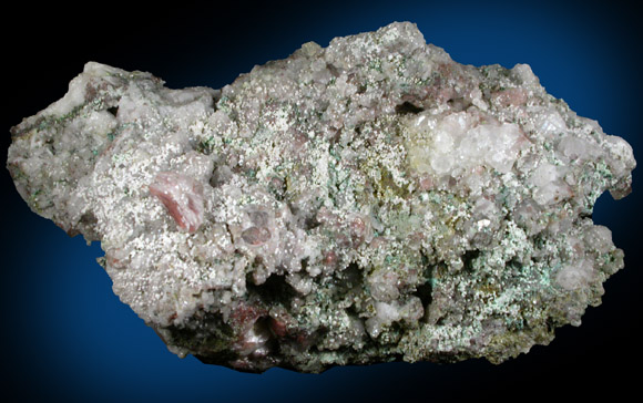 Copper, Calcite, Analcime, Albite, Quartz from Keweenaw Peninsula Copper District, Michigan