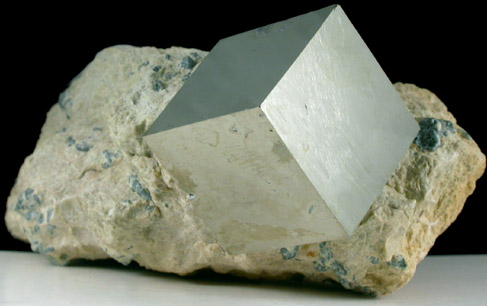 Pyrite from Mina Ampliacin a Victoria, Navajn, La Rioja, Spain