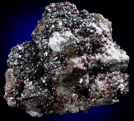 Sphalerite and Pyrite from Saint-Laurent-le-Minier, Gard, Languedoc-Roussillon, France
